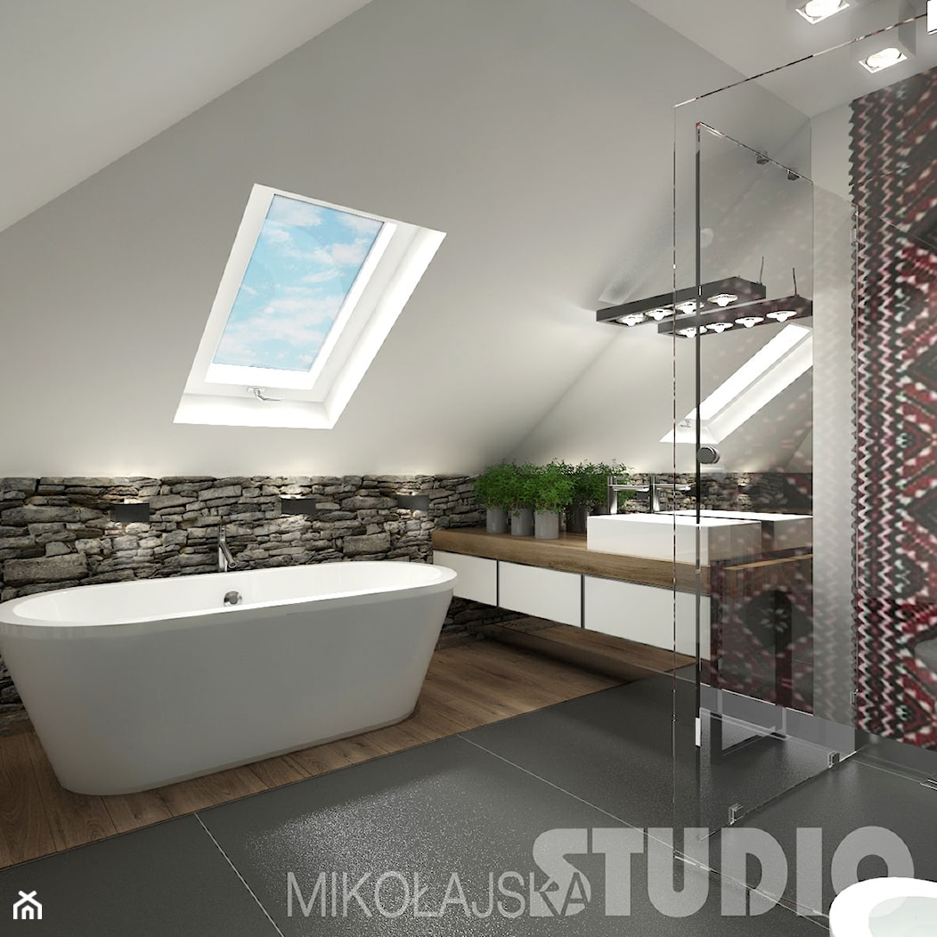 Łazienka w stylu eklektycznym - zdjęcie od MIKOŁAJSKAstudio - Homebook