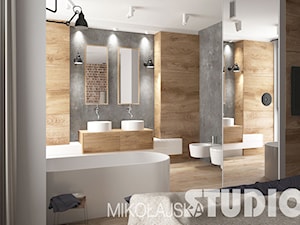 Salon Kąpielowy w industrialnym stylu - zdjęcie od MIKOŁAJSKAstudio