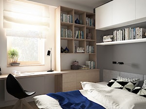 sypialnia-w-małym-mieszkaniu - zdjęcie od MIKOŁAJSKAstudio