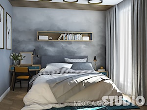 sypialnia-retro, współcześnie - zdjęcie od MIKOŁAJSKAstudio