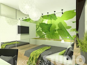 Sypialnia w zieleniach - zdjęcie od MIKOŁAJSKAstudio