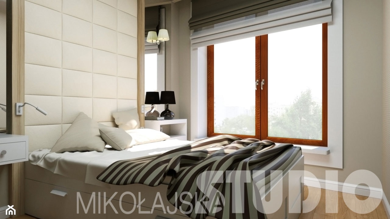Elegancka sypialnia - zdjęcie od MIKOŁAJSKAstudio - Homebook