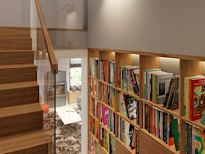 biblioteka na schodach - zdjęcie od MIKOŁAJSKAstudio