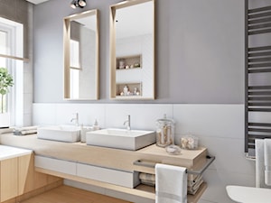 łazienka w stylu skandynawskim - zdjęcie od MIKOŁAJSKAstudio