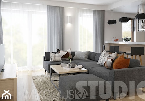 new style living room - zdjęcie od MIKOŁAJSKAstudio