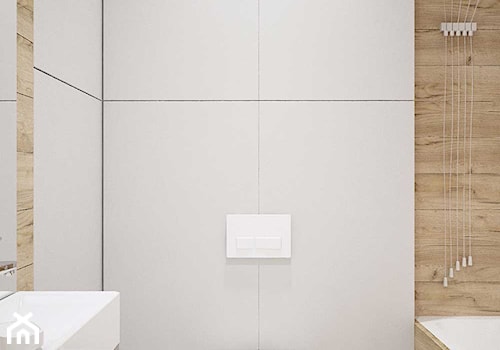 Apartament nr 333 - Mała bez okna z marmurową podłogą łazienka, styl nowoczesny - zdjęcie od MIKOŁAJSKAstudio