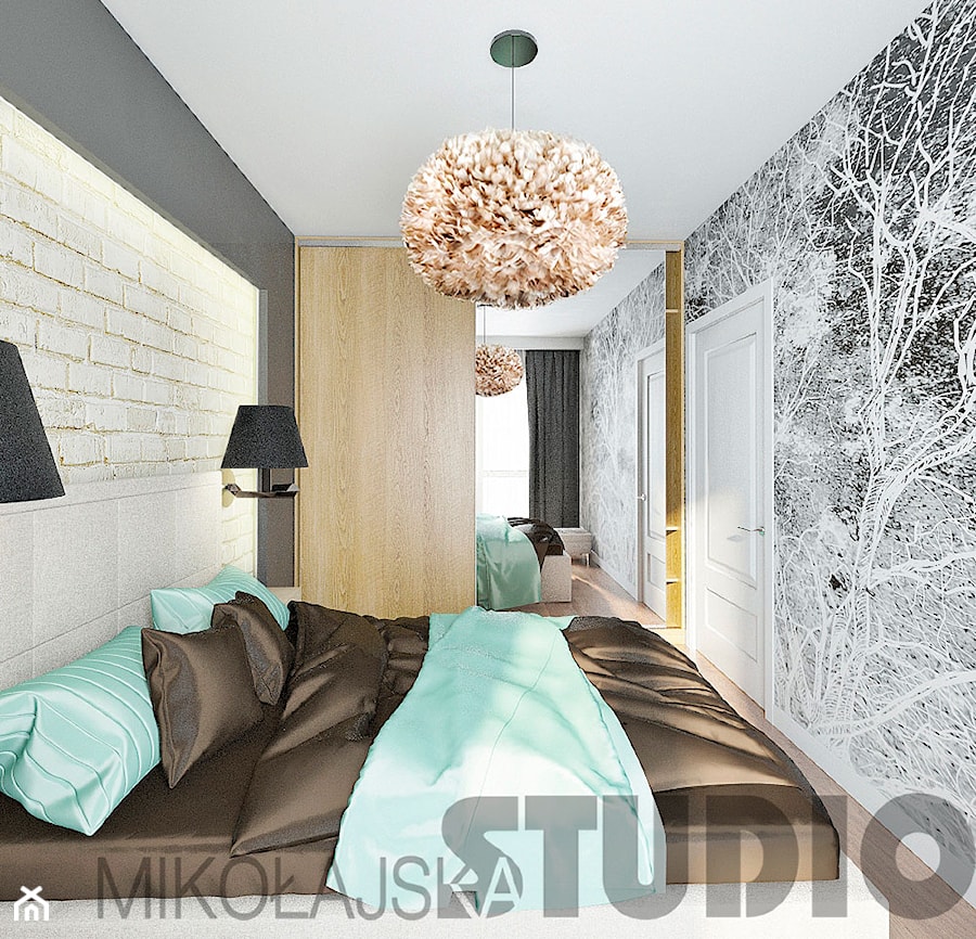 sypialnia grafika - zdjęcie od MIKOŁAJSKAstudio