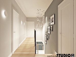 piękne lampy w korytarzu - zdjęcie od MIKOŁAJSKAstudio