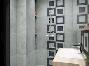 łazienka-drewno-beton - zdjęcie od MIKOŁAJSKAstudio