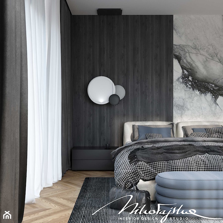 Villa Fiano - Sypialnia, styl nowoczesny - zdjęcie od MIKOŁAJSKAstudio