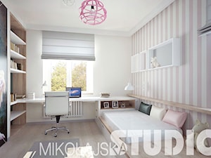 dziewczęcy pokój w delikatnych odcieniach różu - zdjęcie od MIKOŁAJSKAstudio