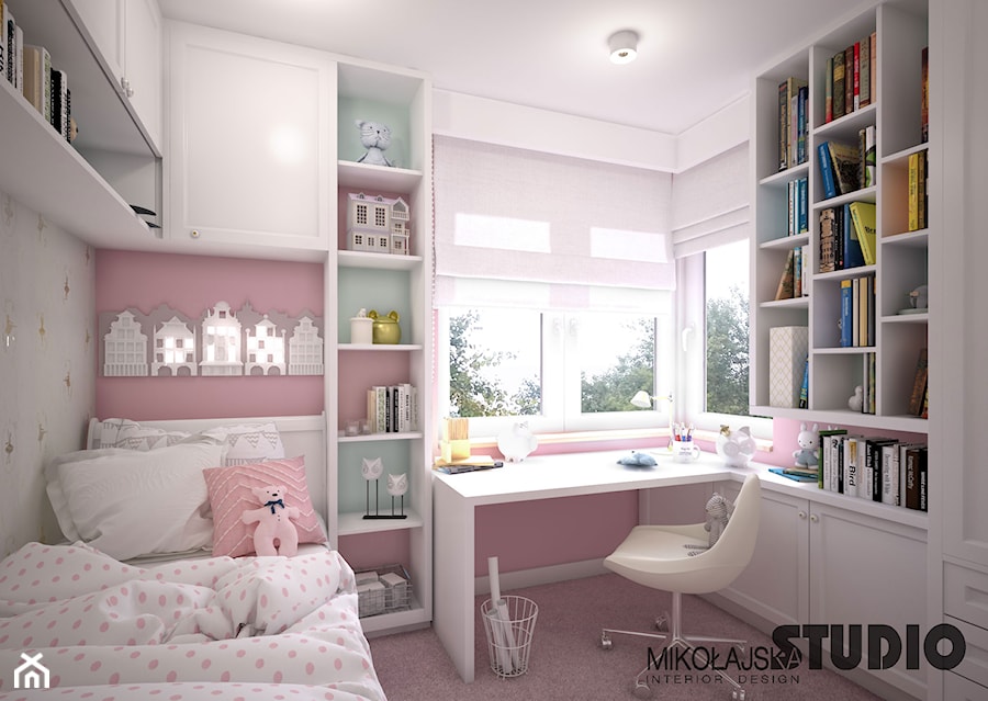 różowy pokój dziecęcy - zdjęcie od MIKOŁAJSKAstudio
