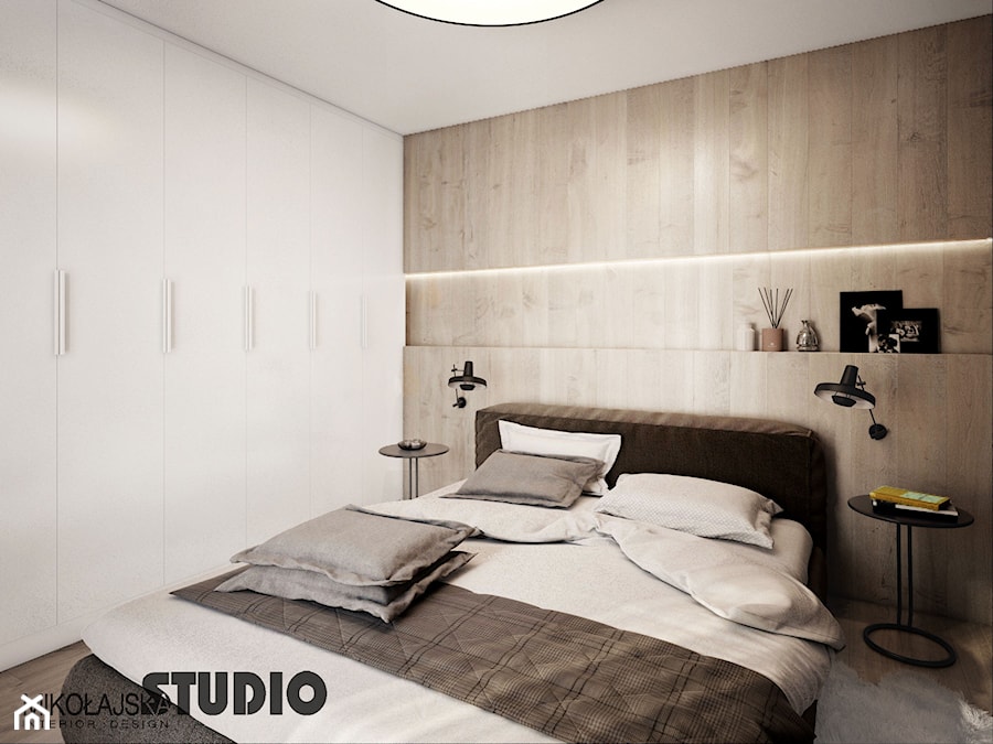 minimalizm sypialni - zdjęcie od MIKOŁAJSKAstudio