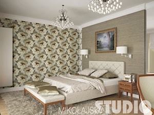 Sypialnia w stylu klasycznym - zdjęcie od MIKOŁAJSKAstudio