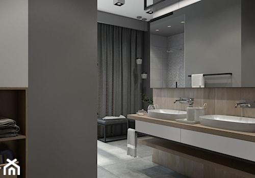 łazienka w stylu industrialnym - zdjęcie od MIKOŁAJSKAstudio
