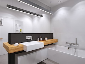 nowoczesna szara łazienka - zdjęcie od MIKOŁAJSKAstudio