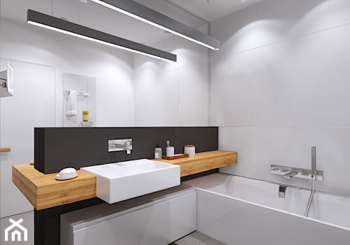 nowoczesna szara łazienka - zdjęcie od MIKOŁAJSKAstudio