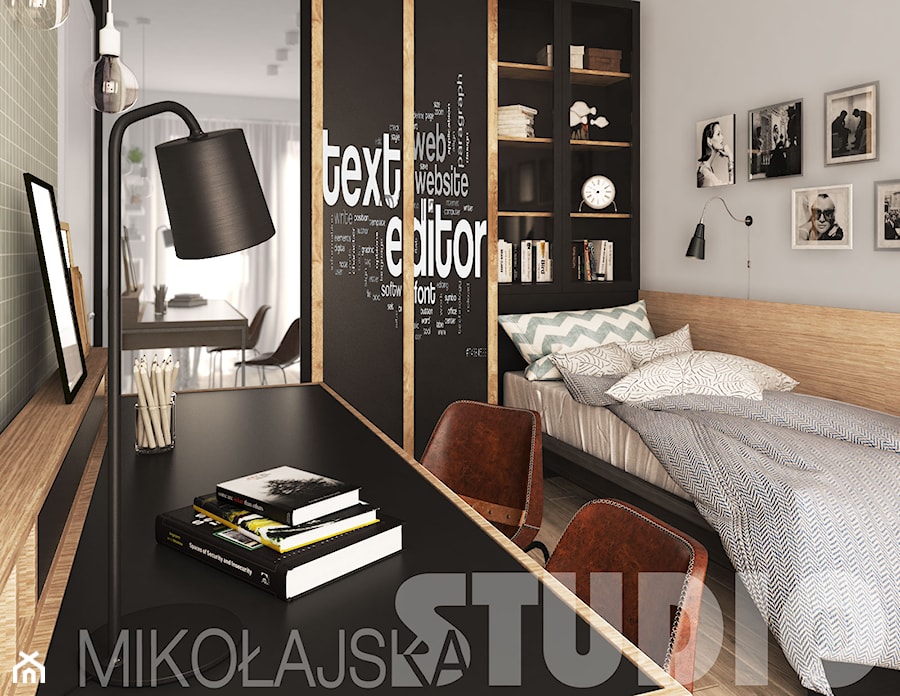 sypialnia studenta - zdjęcie od MIKOŁAJSKAstudio