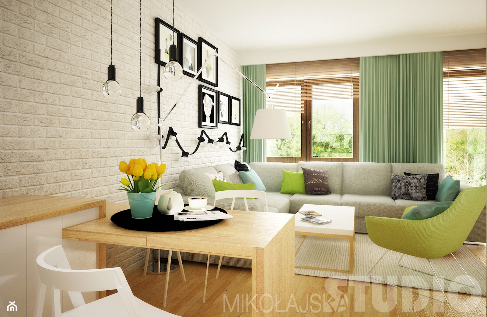 Mieszkanie w pastelowych kolorach - zdjęcie od MIKOŁAJSKAstudio - Homebook