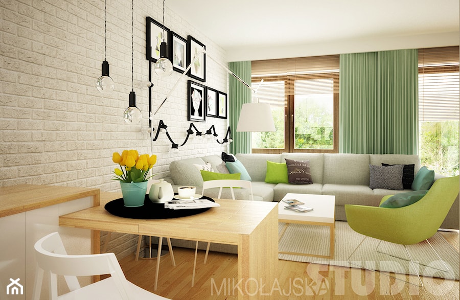 Mieszkanie w pastelowych kolorach - zdjęcie od MIKOŁAJSKAstudio