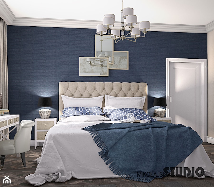 new york style bedroom - zdjęcie od MIKOŁAJSKAstudio