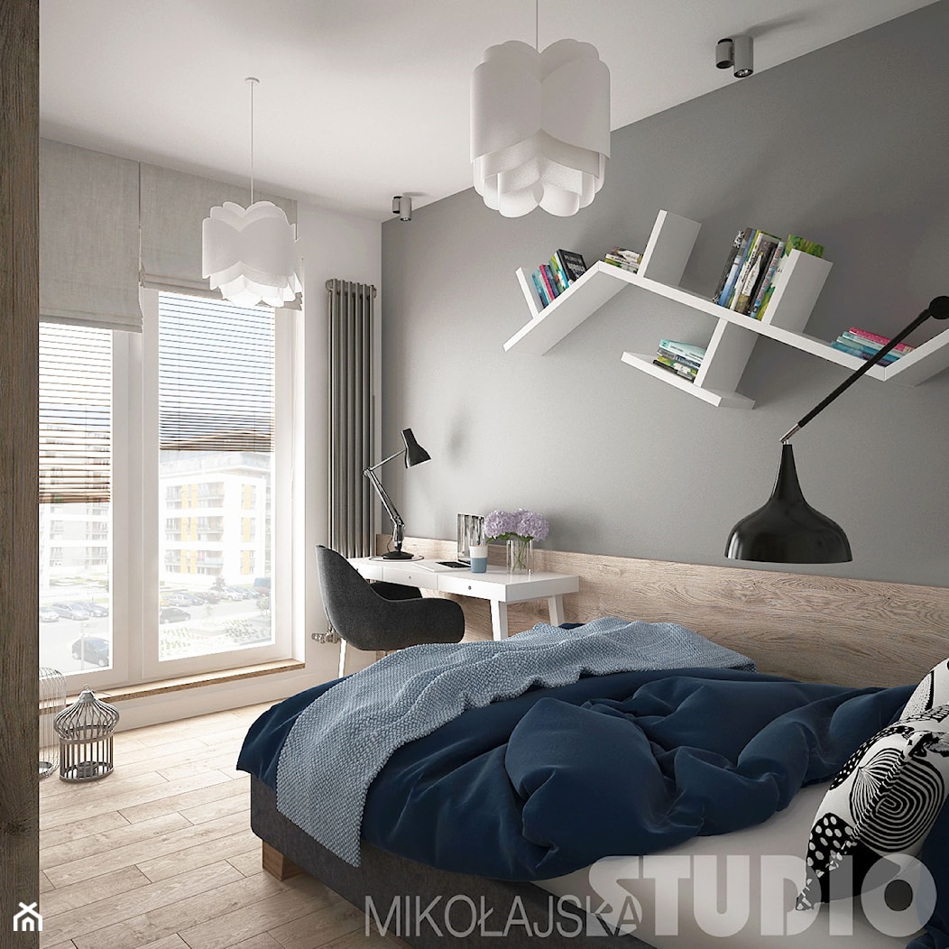 romantyczno -nowoczesna sypialnia - zdjęcie od MIKOŁAJSKAstudio - Homebook