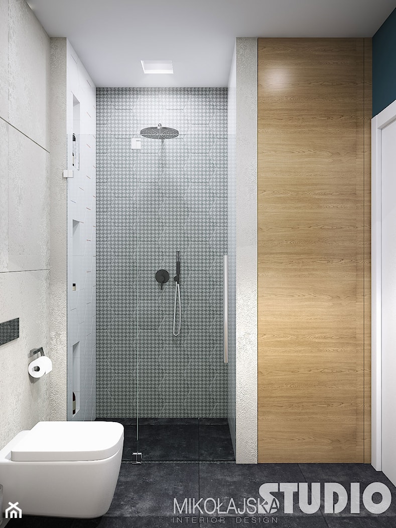 prysznic we wnęce - zdjęcie od MIKOŁAJSKAstudio - Homebook