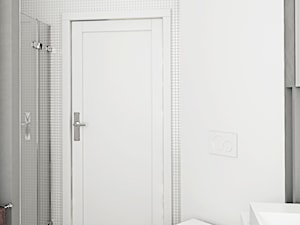 biala łazienka-minimalistyczna - zdjęcie od MIKOŁAJSKAstudio