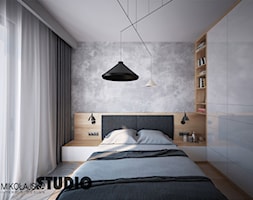 beton w sypialni - zdjęcie od MIKOŁAJSKAstudio - Homebook
