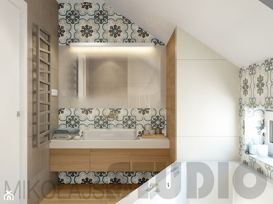 arabic bathroom pattern - zdjęcie od MIKOŁAJSKAstudio