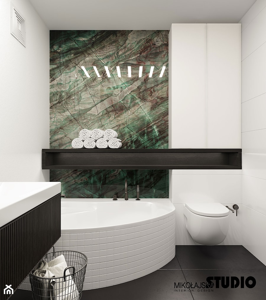 fantazyjny wzór w łazience - zdjęcie od MIKOŁAJSKAstudio