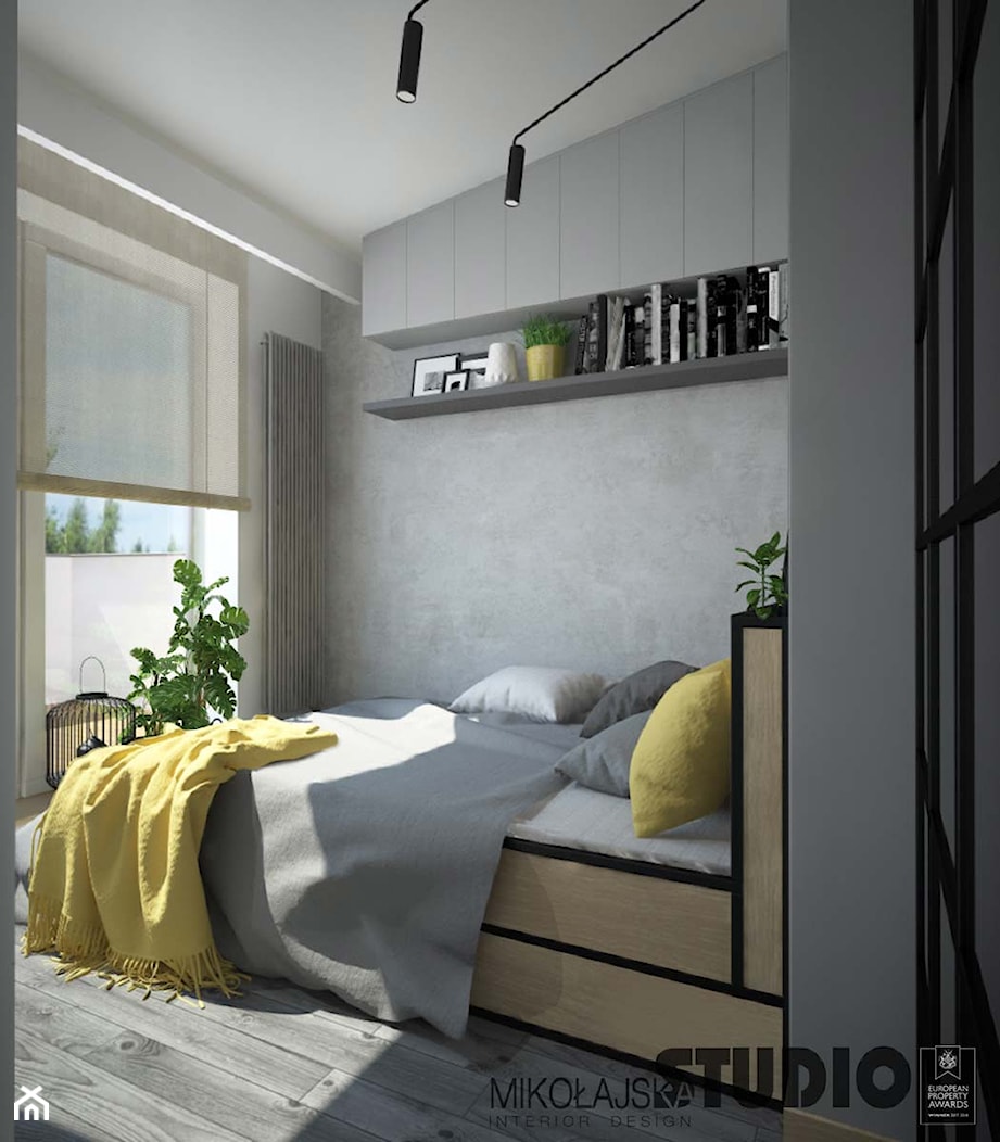 sypialnia z widokiem - zdjęcie od MIKOŁAJSKAstudio - Homebook