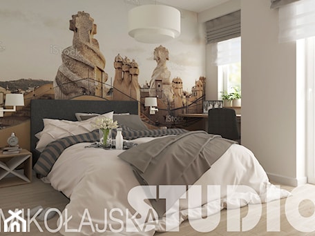 Aranżacje wnętrz - Sypialnia: Natural colour bedroom - MIKOŁAJSKAstudio. Przeglądaj, dodawaj i zapisuj najlepsze zdjęcia, pomysły i inspiracje designerskie. W bazie mamy już prawie milion fotografii!