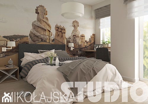 Natural colour bedroom - zdjęcie od MIKOŁAJSKAstudio