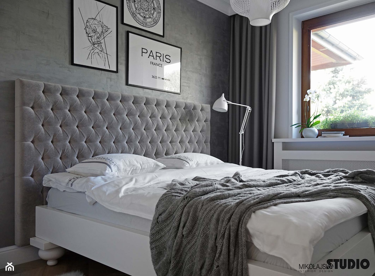 sypialnia przytulna-cosy bedroom - zdjęcie od MIKOŁAJSKAstudio - Homebook