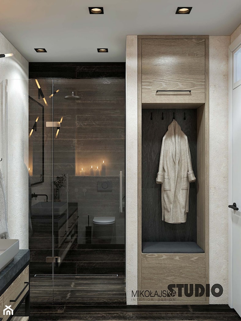 prysznic wbudowany - zdjęcie od MIKOŁAJSKAstudio - Homebook