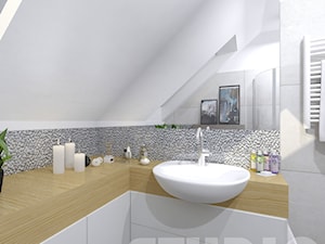 projekt łazienki dla gości - zdjęcie od MIKOŁAJSKAstudio
