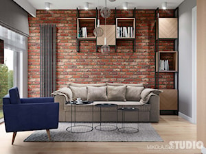 soft loft-ściana z cegły - zdjęcie od MIKOŁAJSKAstudio