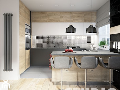 Aranżacje wnętrz - Kuchnia: designed kitchen - MIKOŁAJSKAstudio. Przeglądaj, dodawaj i zapisuj najlepsze zdjęcia, pomysły i inspiracje designerskie. W bazie mamy już prawie milion fotografii!