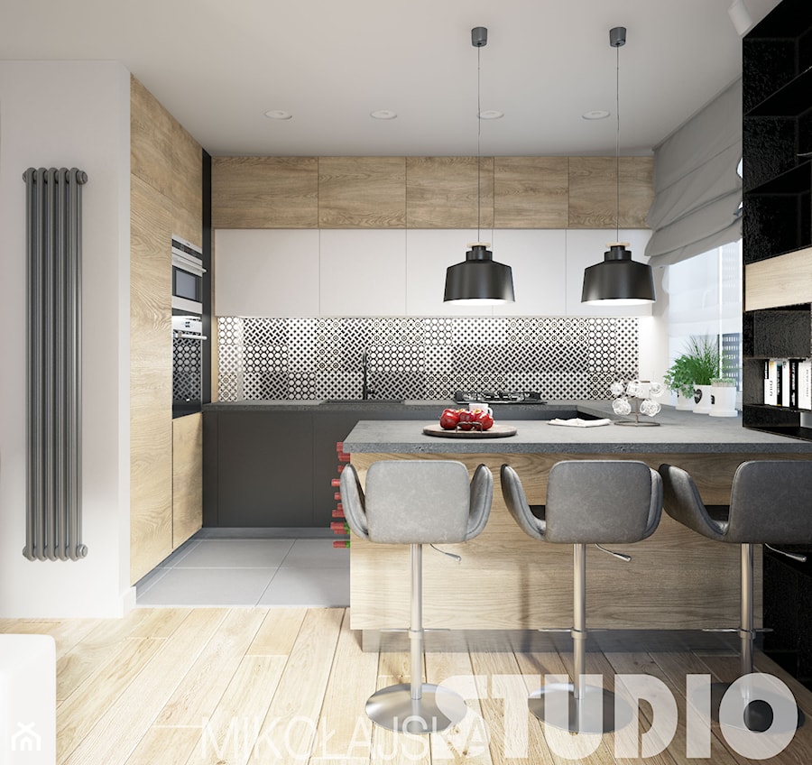 designed kitchen - zdjęcie od MIKOŁAJSKAstudio