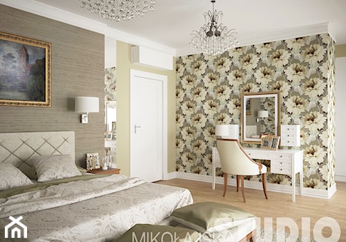 Sypialnia w stylu klasycznym - zdjęcie od MIKOŁAJSKAstudio