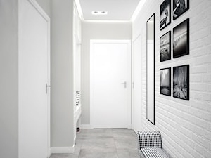 czarno -biały korytarz - zdjęcie od MIKOŁAJSKAstudio