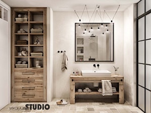 hamptons style bathroom provance design - zdjęcie od MIKOŁAJSKAstudio