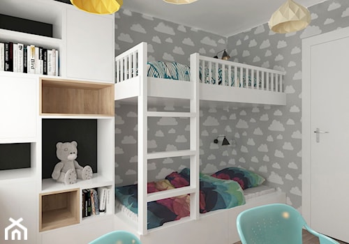 pokój dziecinny-dwupietrowe łóżko - zdjęcie od MIKOŁAJSKAstudio