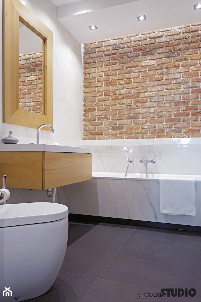 łazienka zaprojektowana indywidualnie - zdjęcie od MIKOŁAJSKAstudio - Homebook