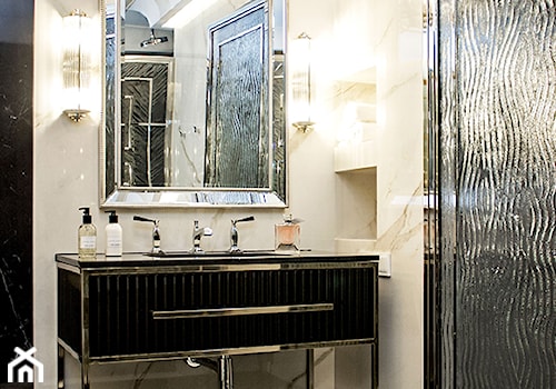zlota łazienka-piękna szafka pod umywalkę - zdjęcie od MIKOŁAJSKAstudio
