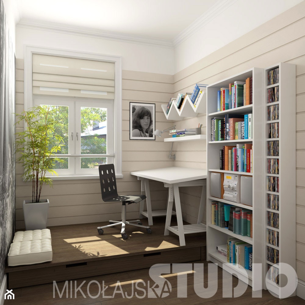 Młodzieżowy pokój w stylu skandynawskim - zdjęcie od MIKOŁAJSKAstudio - Homebook