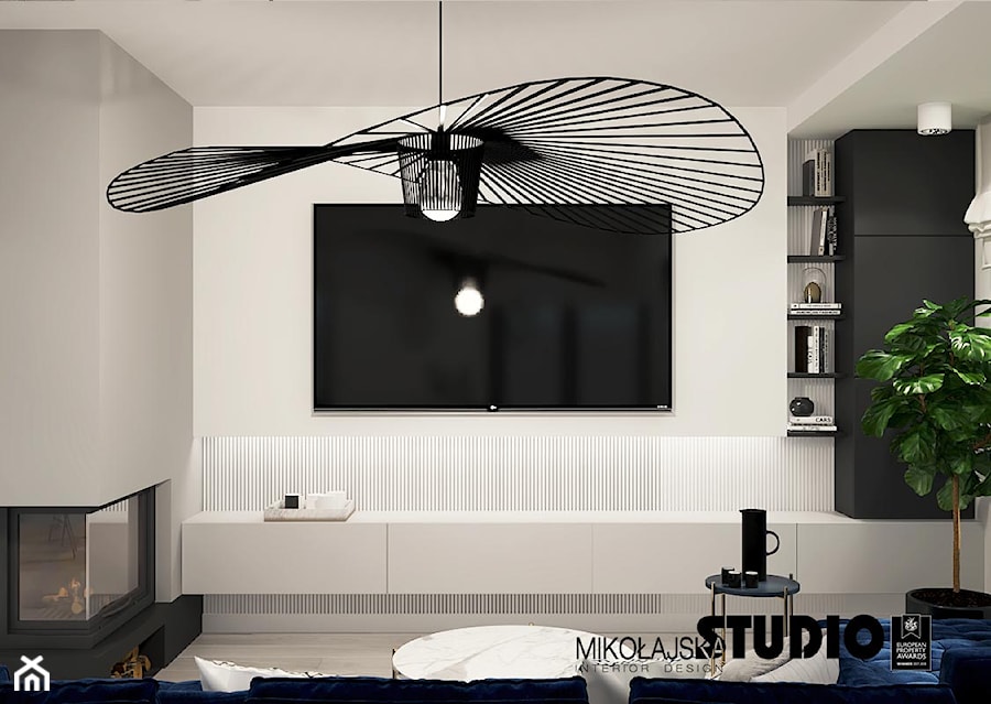 lampa, dominuje, salon - zdjęcie od MIKOŁAJSKAstudio