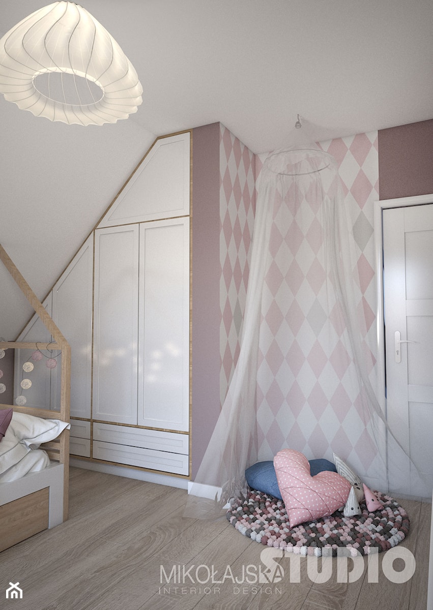 Pastelowy pokój dla dziewczynki - zdjęcie od MIKOŁAJSKAstudio