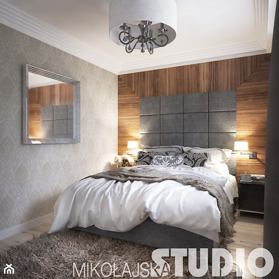 new york style bedroom - zdjęcie od MIKOŁAJSKAstudio